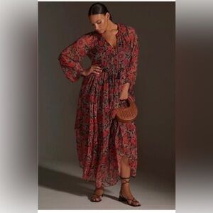Anthropologie Marais Maxi Dress NWOT Size M